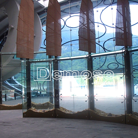 阳江海上丝绸博物馆水晶宫玻璃栏杆工程